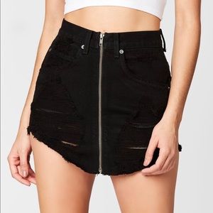 LF black skirt
